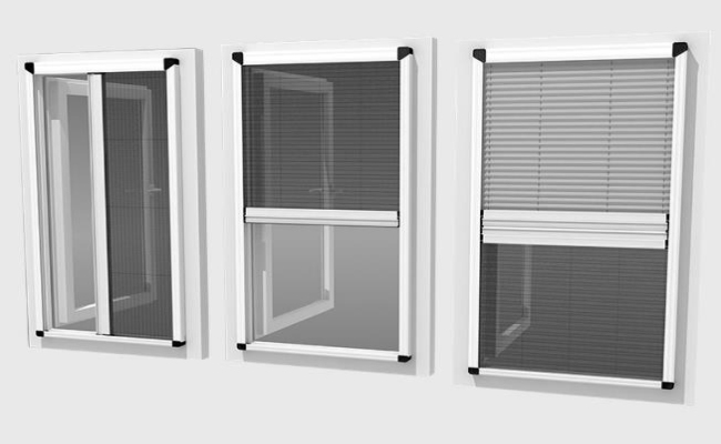 plisse screen mesh